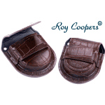 Etui Roy Coopers CROCO BRUN pour montre gousset