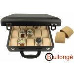 Coffret valise pour 15 montres BULLONGÈ LOUIS CARBONO