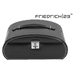 Boîte à bijoux Friedrich|23 CECIL CLASSIC en cuir noir