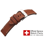 Bracelet de montre cuir ROYAL AERONAUTICAL 20 marron