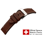 Bracelet de montre cuir ROYAL AERONAUTICAL 20 tabac