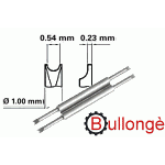 BULLONGÈ mini fourche de rechange 0.54mm pour Rolex