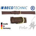 Beco Technic POLO G bracelet de montre cuir brun 8mm